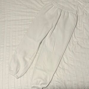 Medium White Women’s Sweatpants
